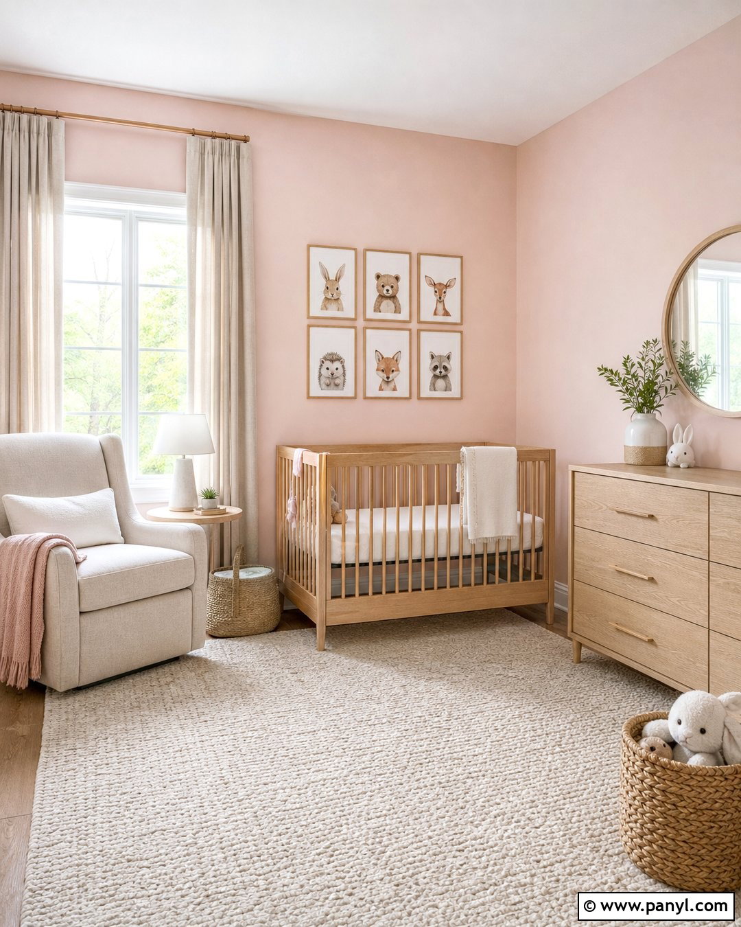 Soft Pink Nursery Walls - 25 Soft Pink Wall Paint Ideas