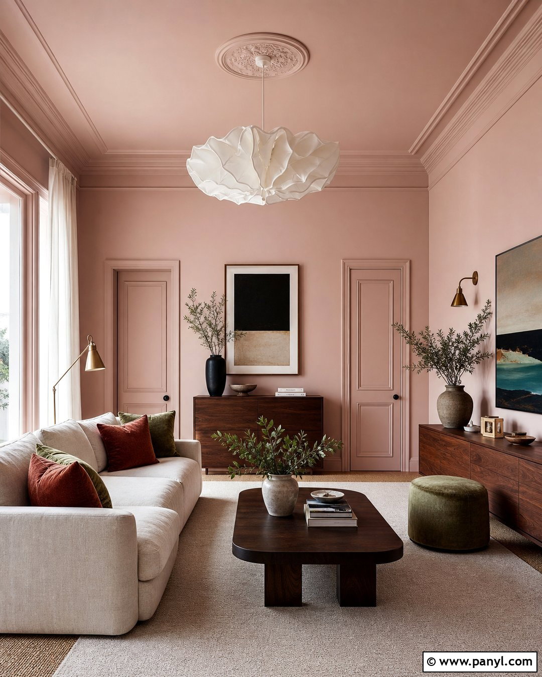 Soft Pink Walls And Ceiling - 25 Soft Pink Wall Paint Ideas