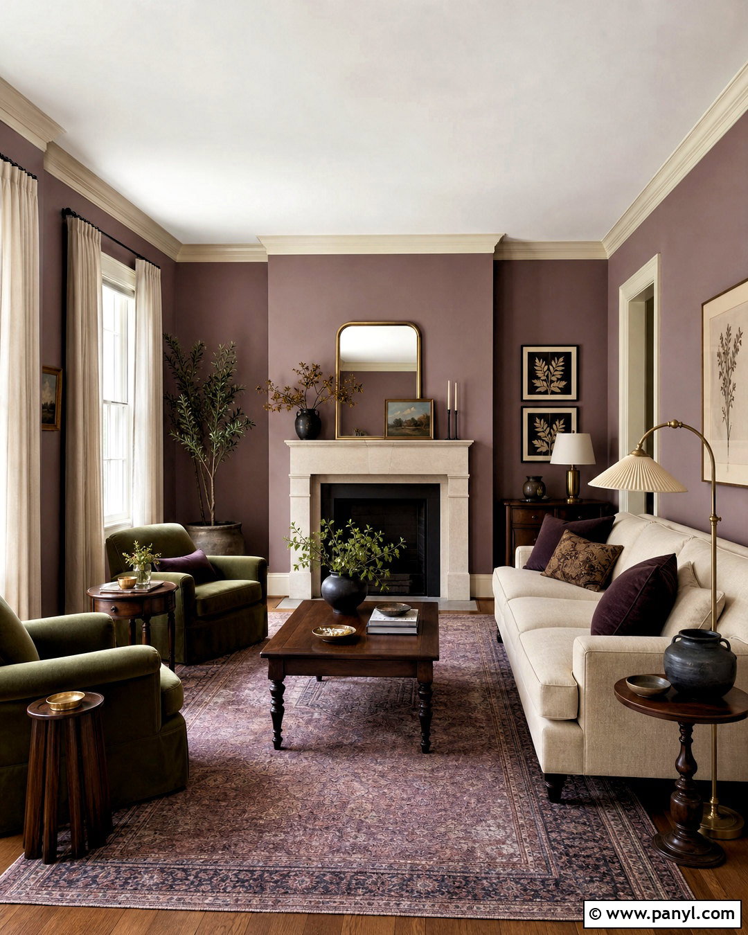 Soft Plum Living Room Paint - 20 best paint colors for living room ideas