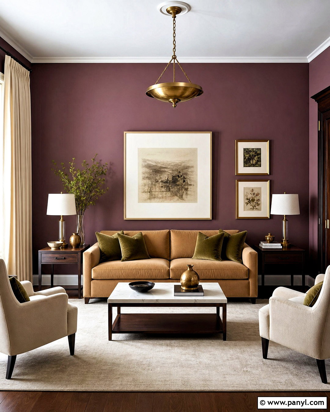 Soft Plum Living Room Walls - 20 living room walls paint colors