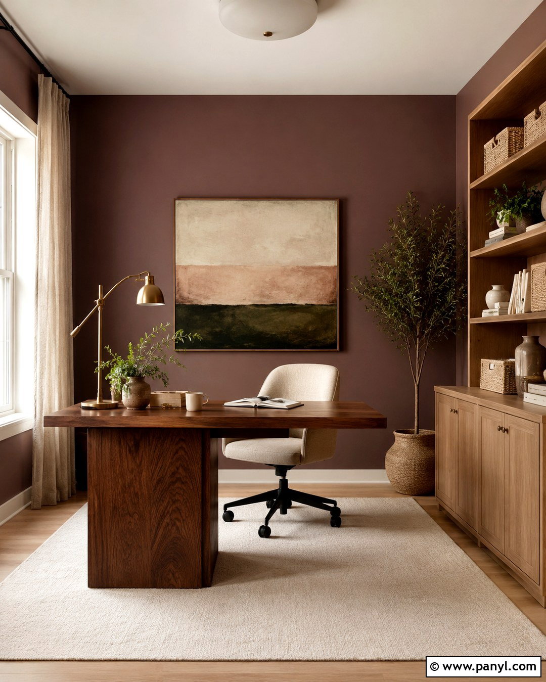 Soft Plum Wall Color - 20 Cozy Home Wall Colors