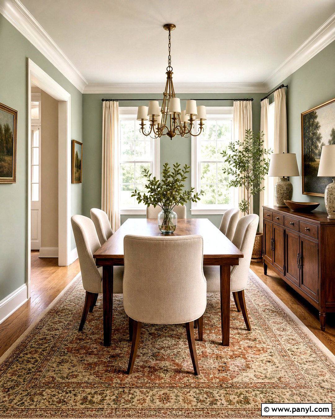 Soft Sage Dining Room - 20 soft sage sherwin williams ideas