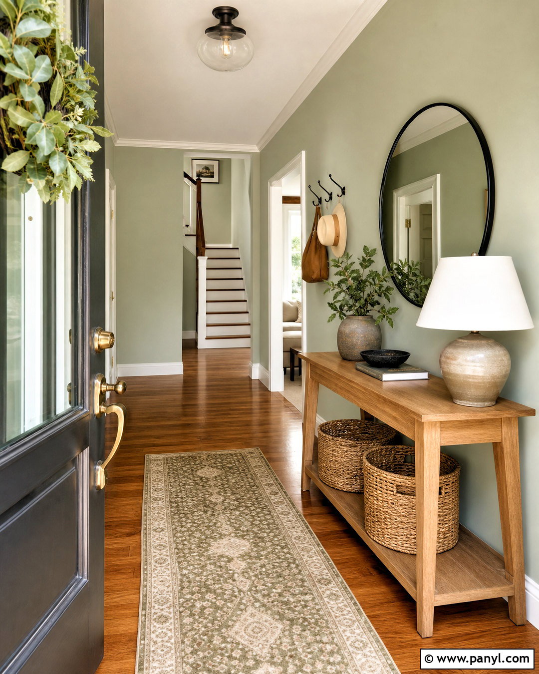 Soft Sage Entryway - 20 soft sage sherwin williams ideas