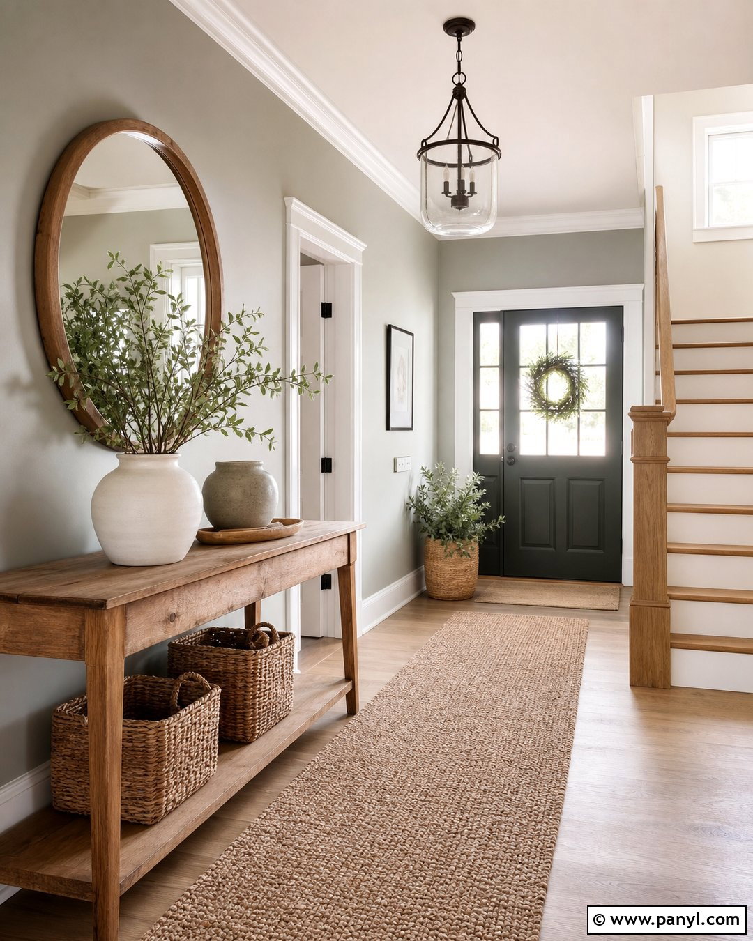 Soft Sage Foyer - 20 Best Foyer Colors