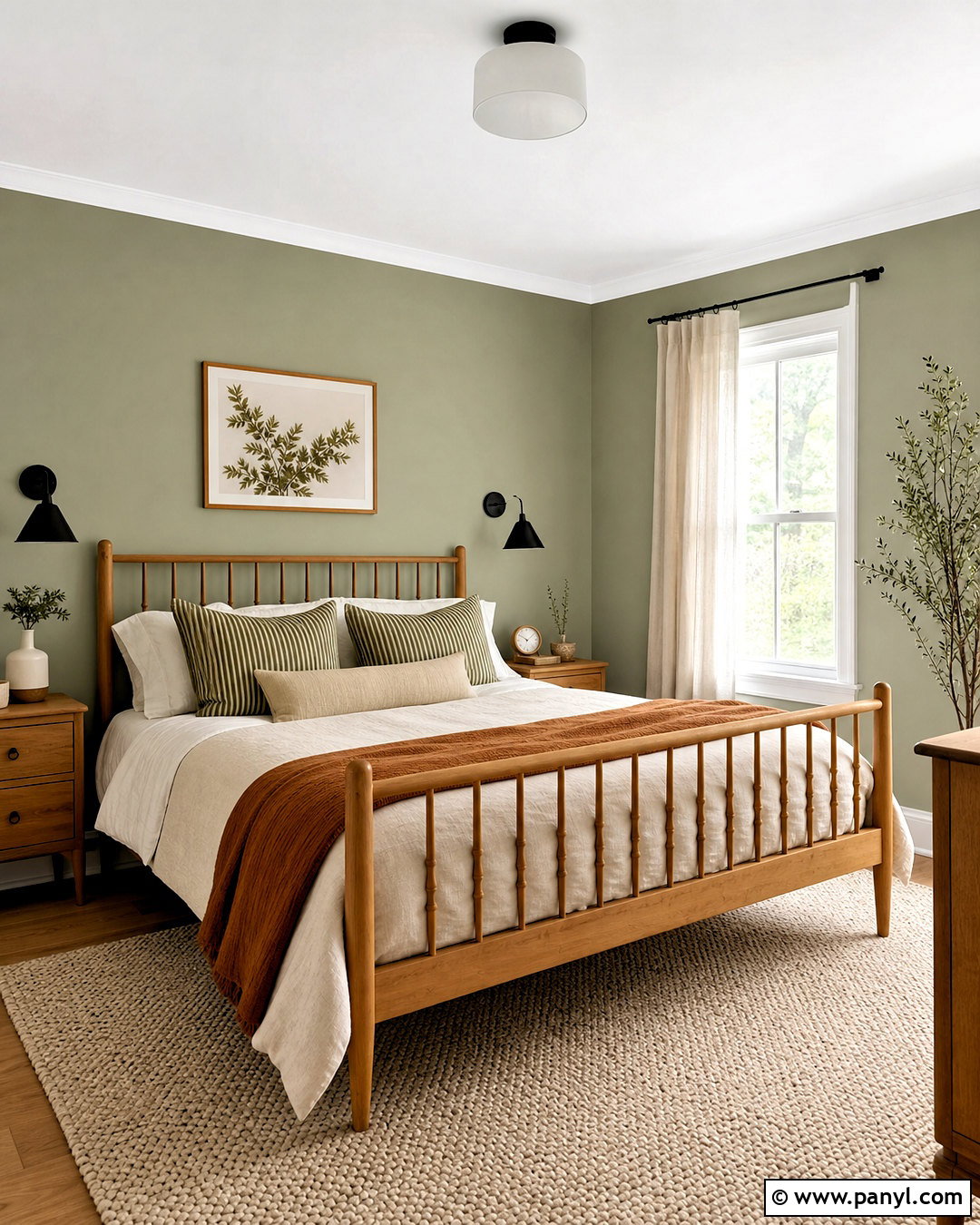 Soft Sage Green Bedroom - 20 light bedroom colors