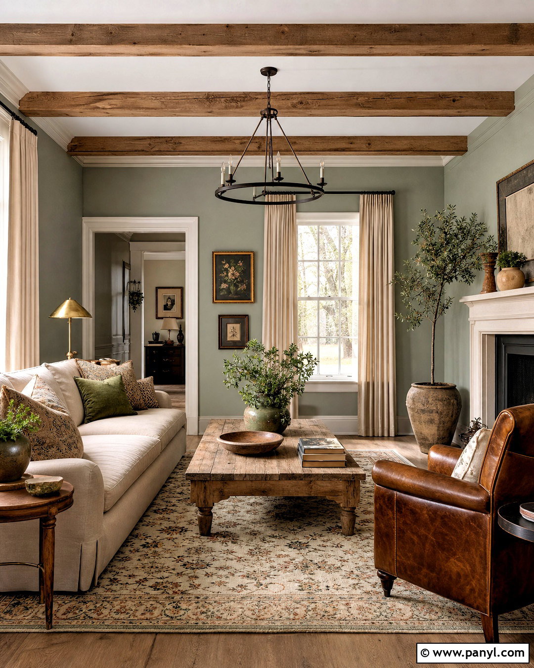 Soft Sage Green Farmhouse Living Room Paint - 20 farmhouse living room paint colors