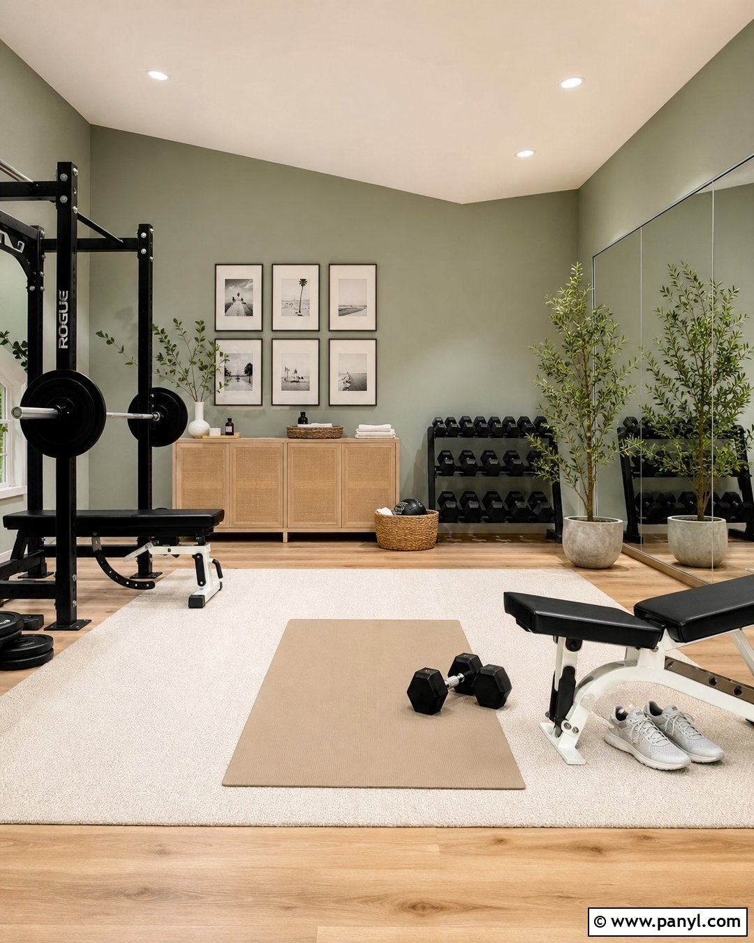 30 Home Gym Wall Color Ideas for an Energizing Workout Space at Home