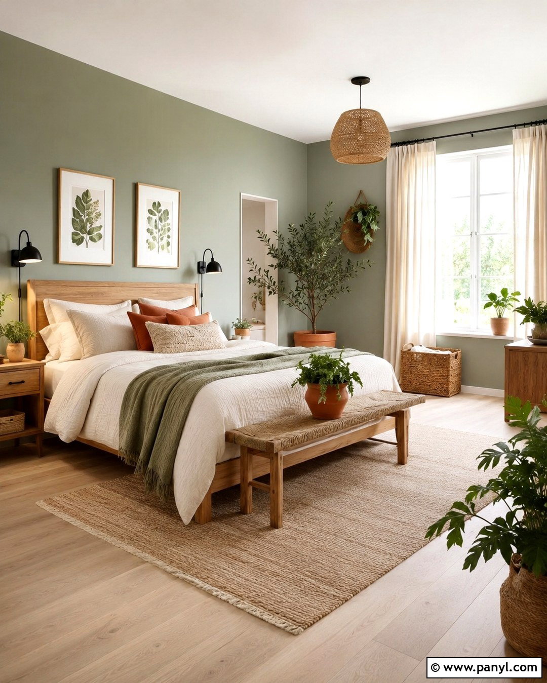 Soft Sage Green Room - 20 Cute Colours To Paint Your Room Ideas
