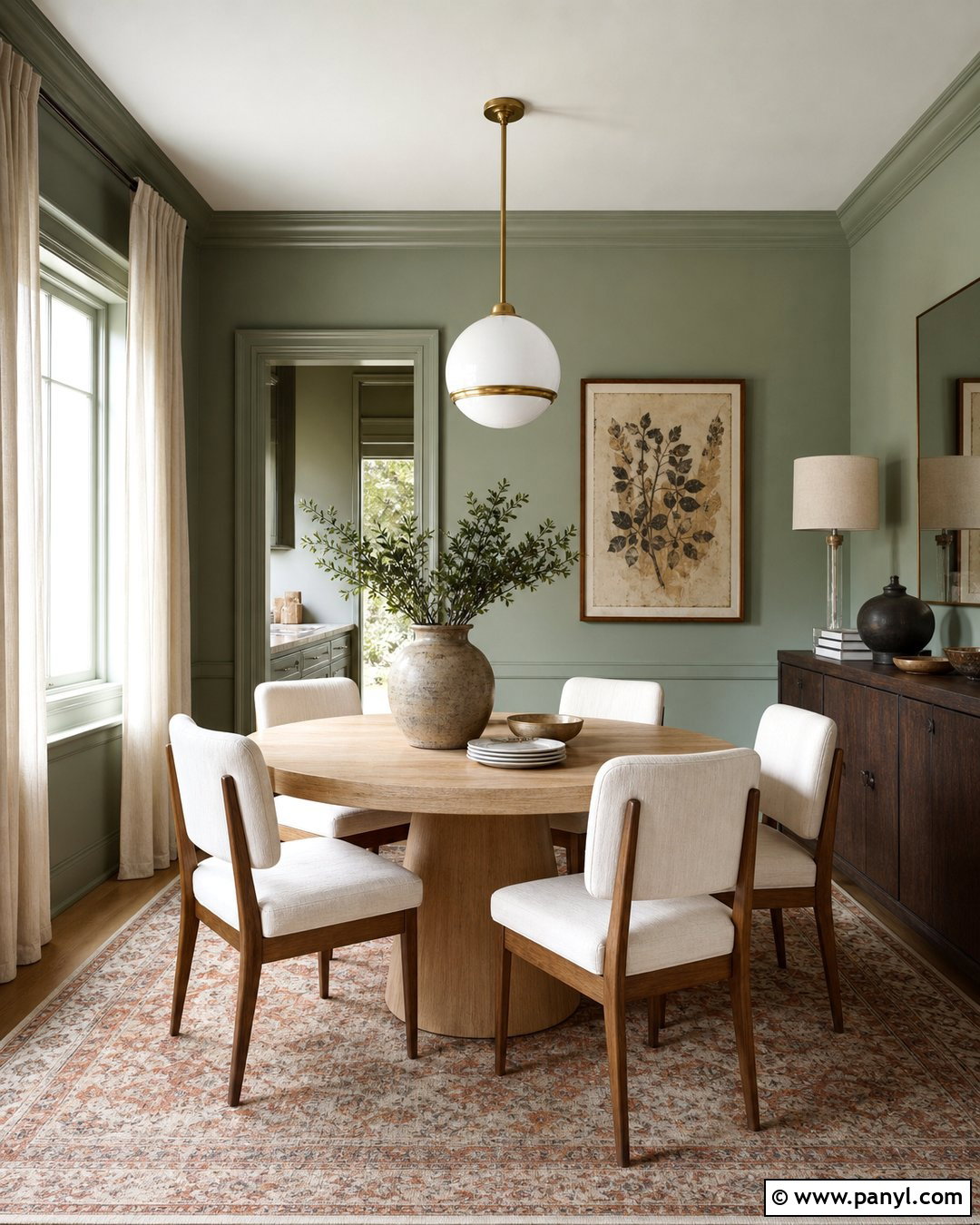 Soft Sage Green Walls - 30 modern wall colors
