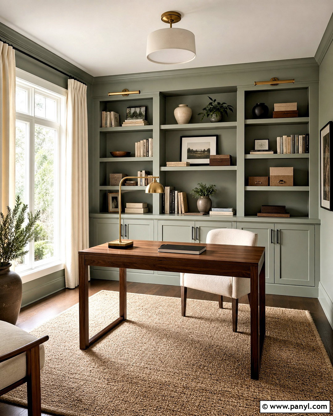 Soft Sage Home Office - 20 soft sage sherwin williams ideas