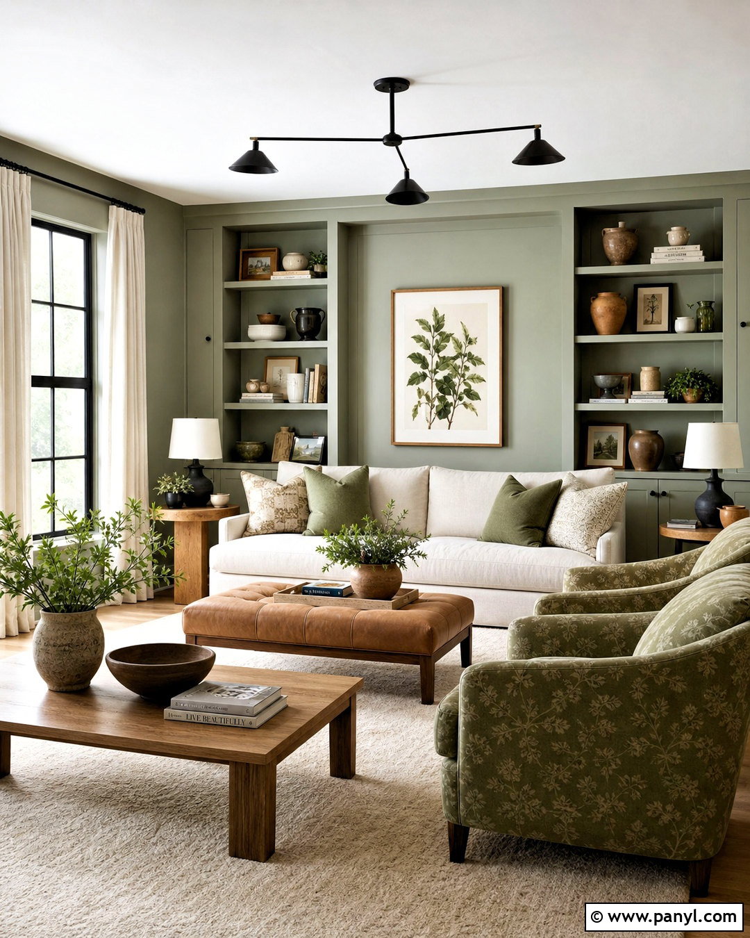 Soft Sage Living Room Paint - 20 light paint colors for living room ideas