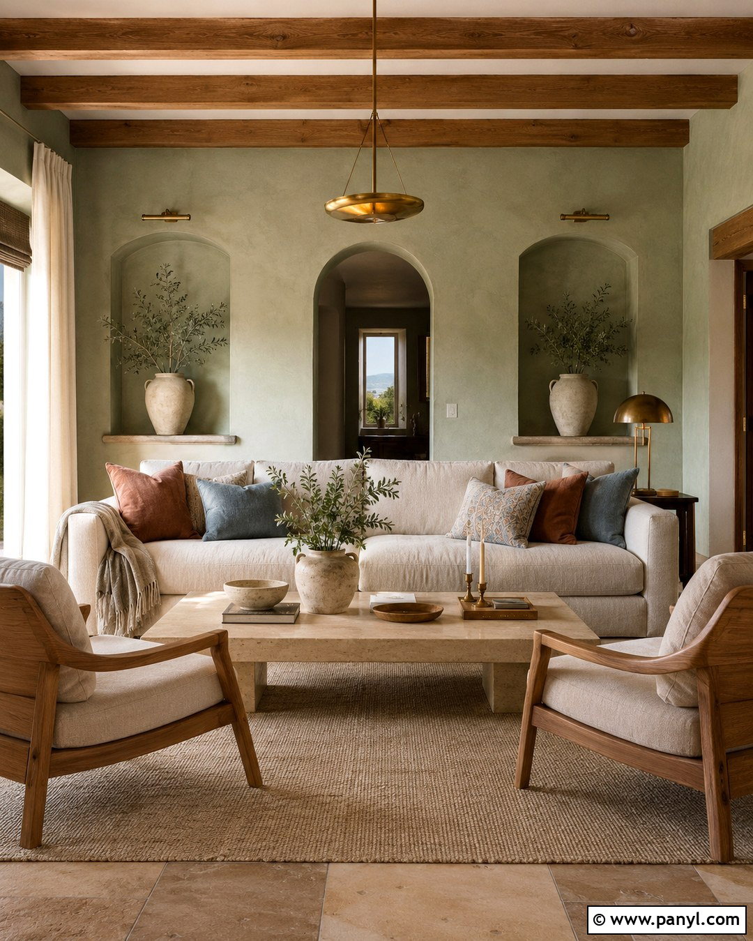 Soft Sage Mediterranean Wall Color - 20 Mediterranean Wall Colors
