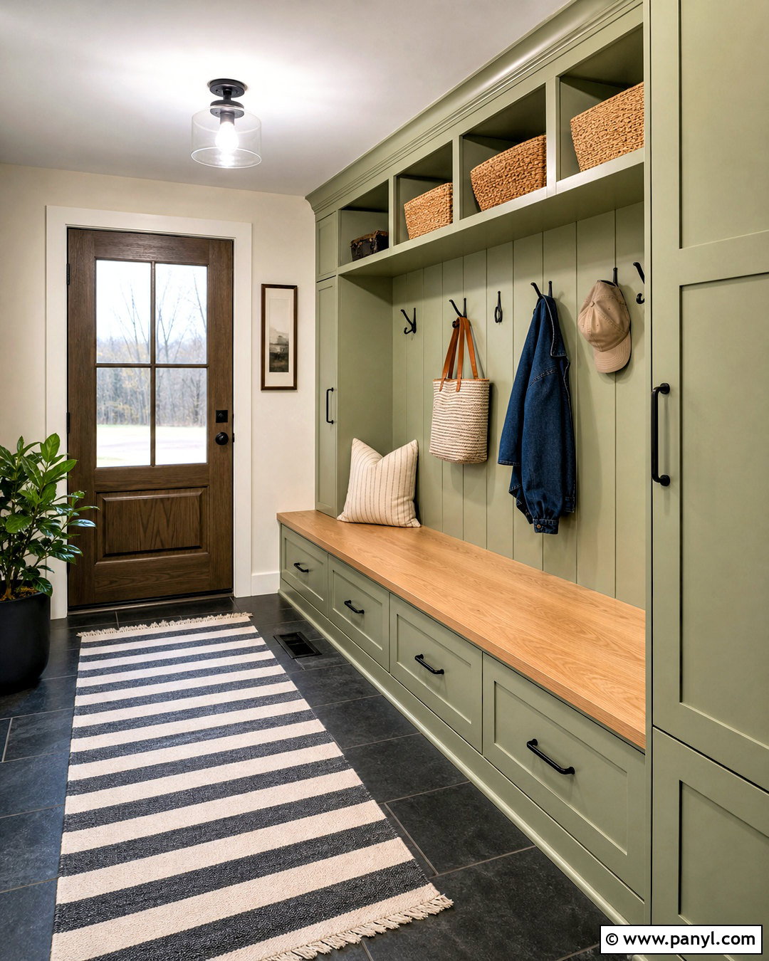 Soft Sage Mudroom - 20 soft sage sherwin williams ideas