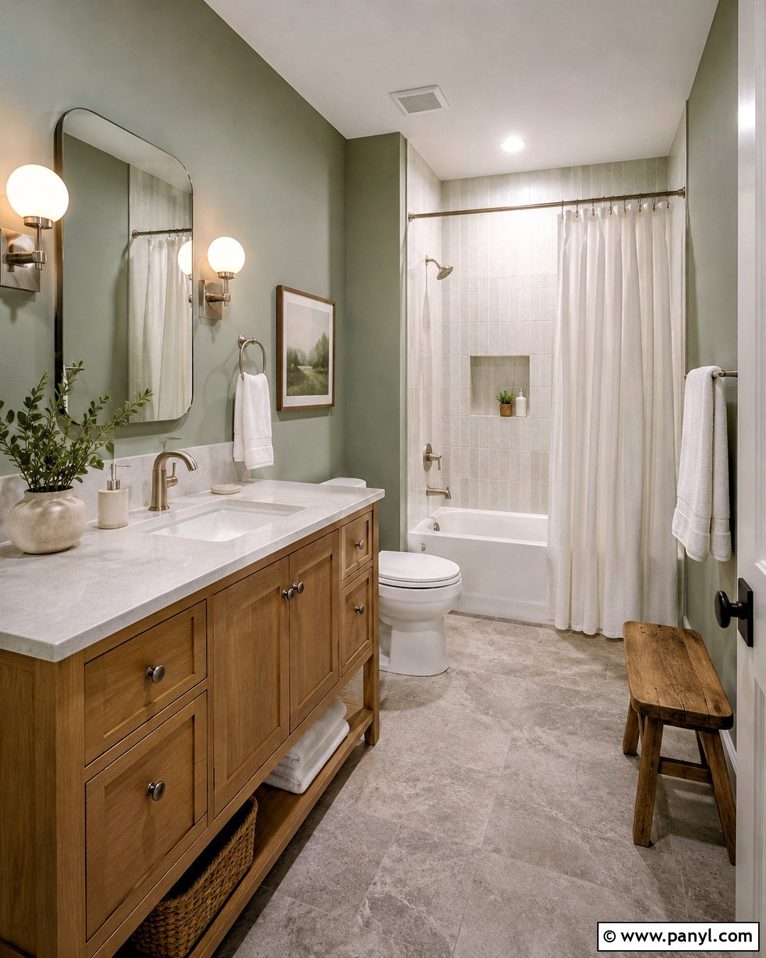 Soft Sage Paint Color - 20 modern paint colors