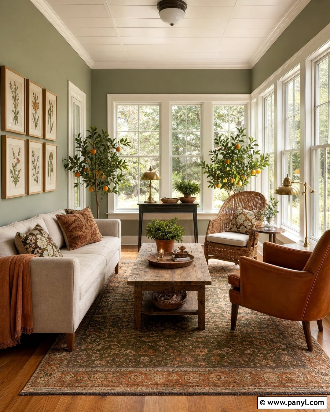Soft Sage Sunroom Walls - 30 sunroom wall colors