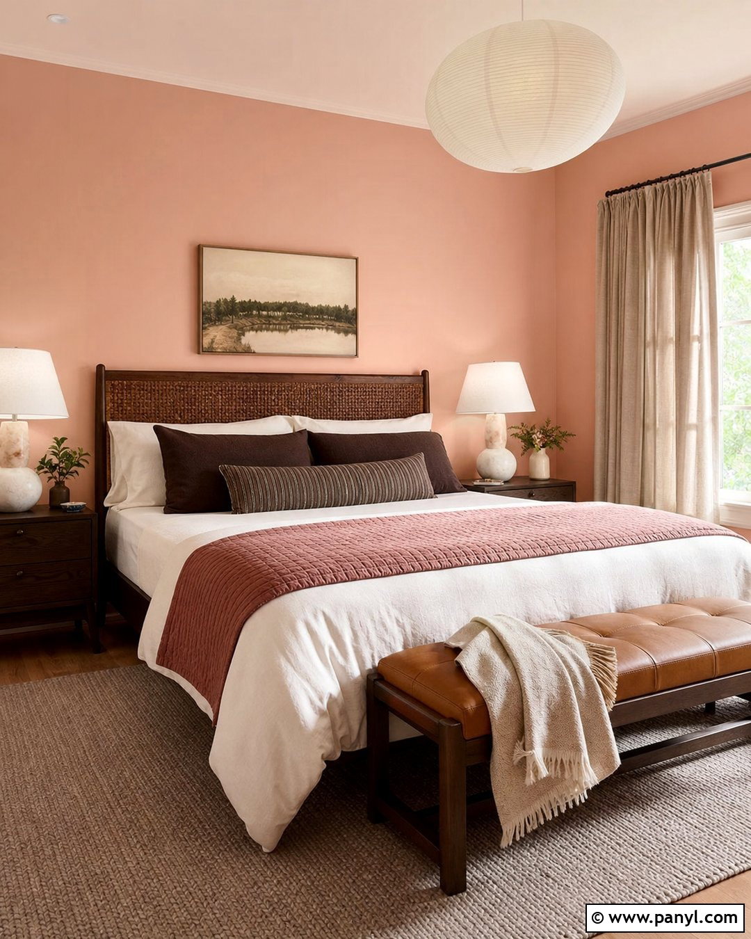 Soft Shell 015 Primary Bedroom - 20 Peach Benjamin Moore Wall Colors