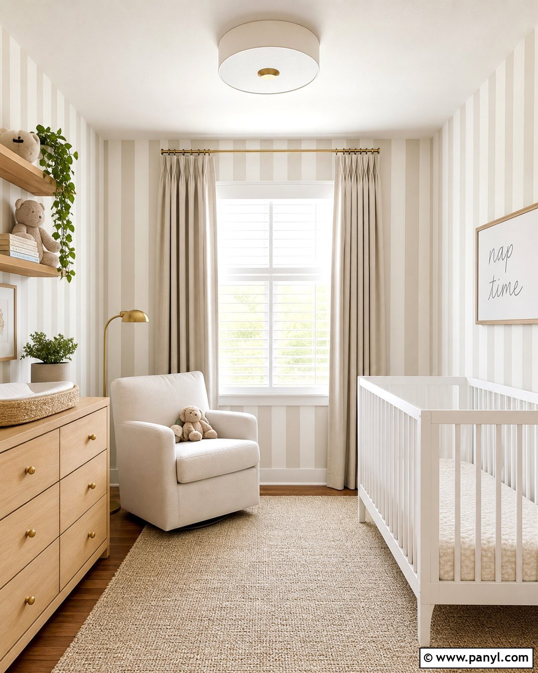 Soft Stripe Nap Time Wallpaper - 20 Nap Time Wallpaper Ideas