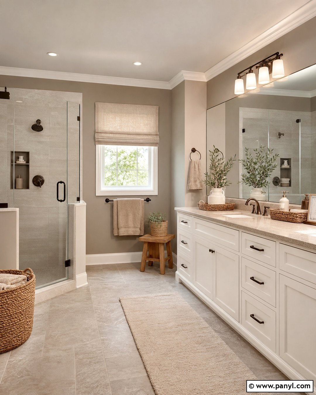 Soft Taupe Bathroom Walls - 20 Bathroom Wall Color With Gray Floor Ideas