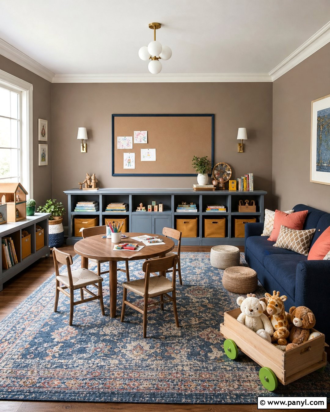 Soft Taupe Playroom Wall Color - 35 playroom wall colors