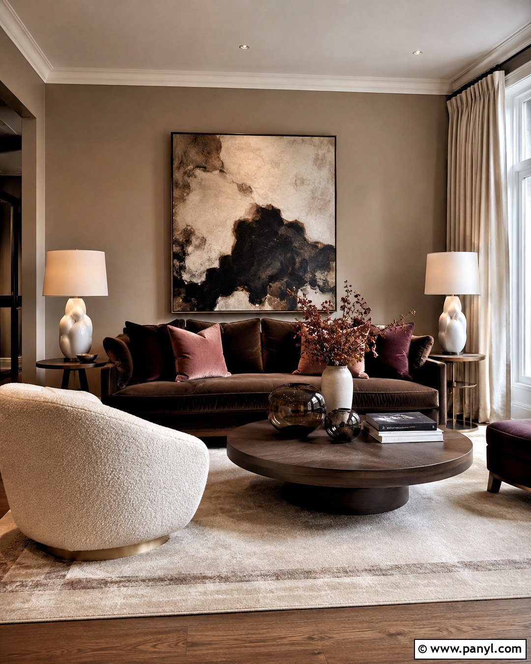 Soft Taupe Walls With Brown Sofa - 20 Wall Color For Brown Sofa Ideas
