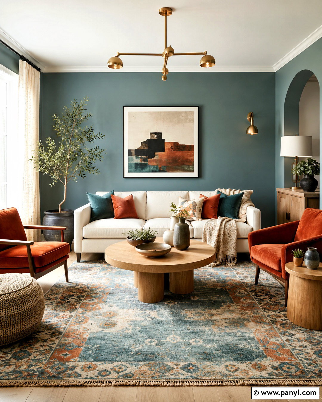 Soft Teal Living Room - 20 interior design living room colors