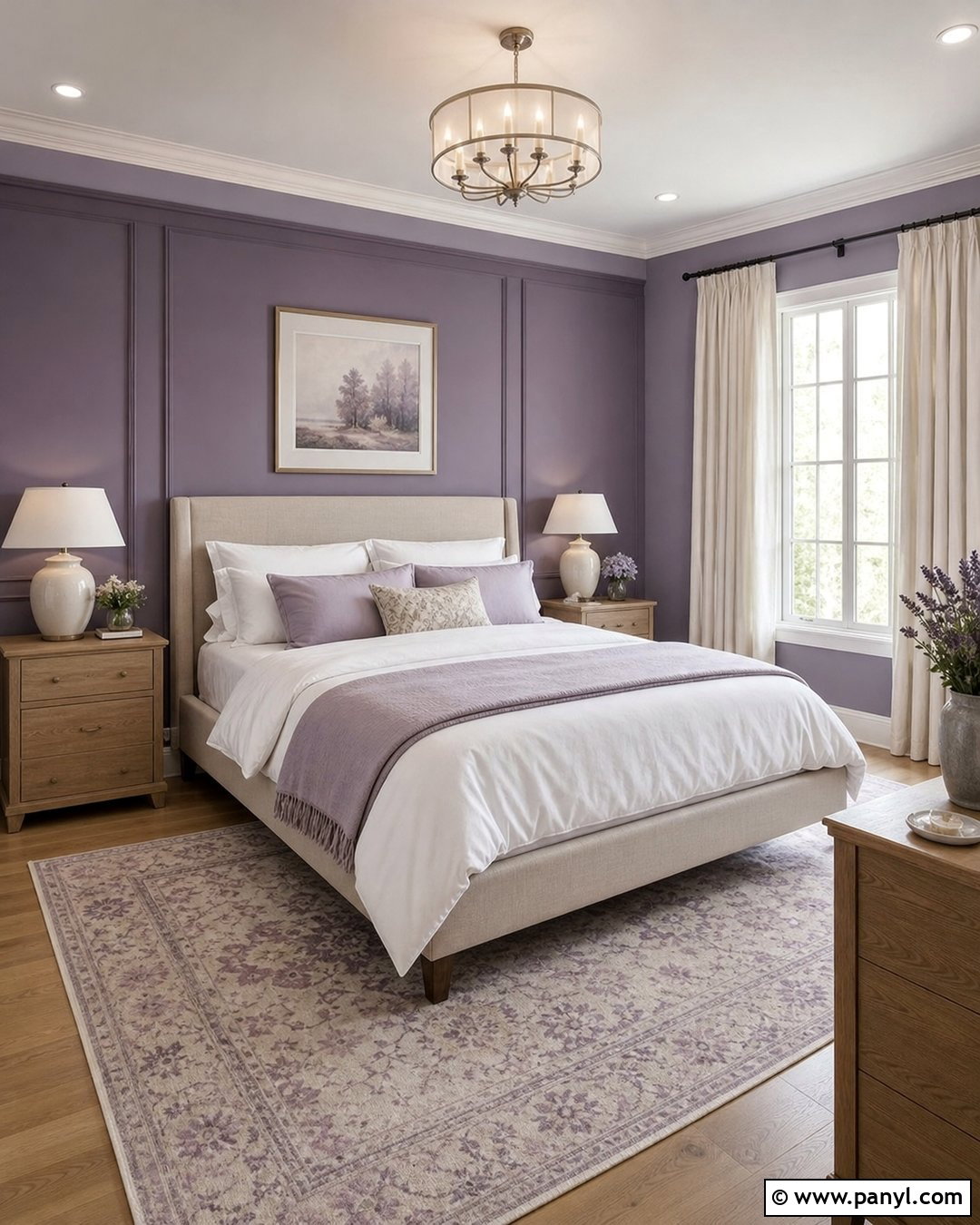 Soft Violet Bedroom Walls - 30 violet wall ideas
