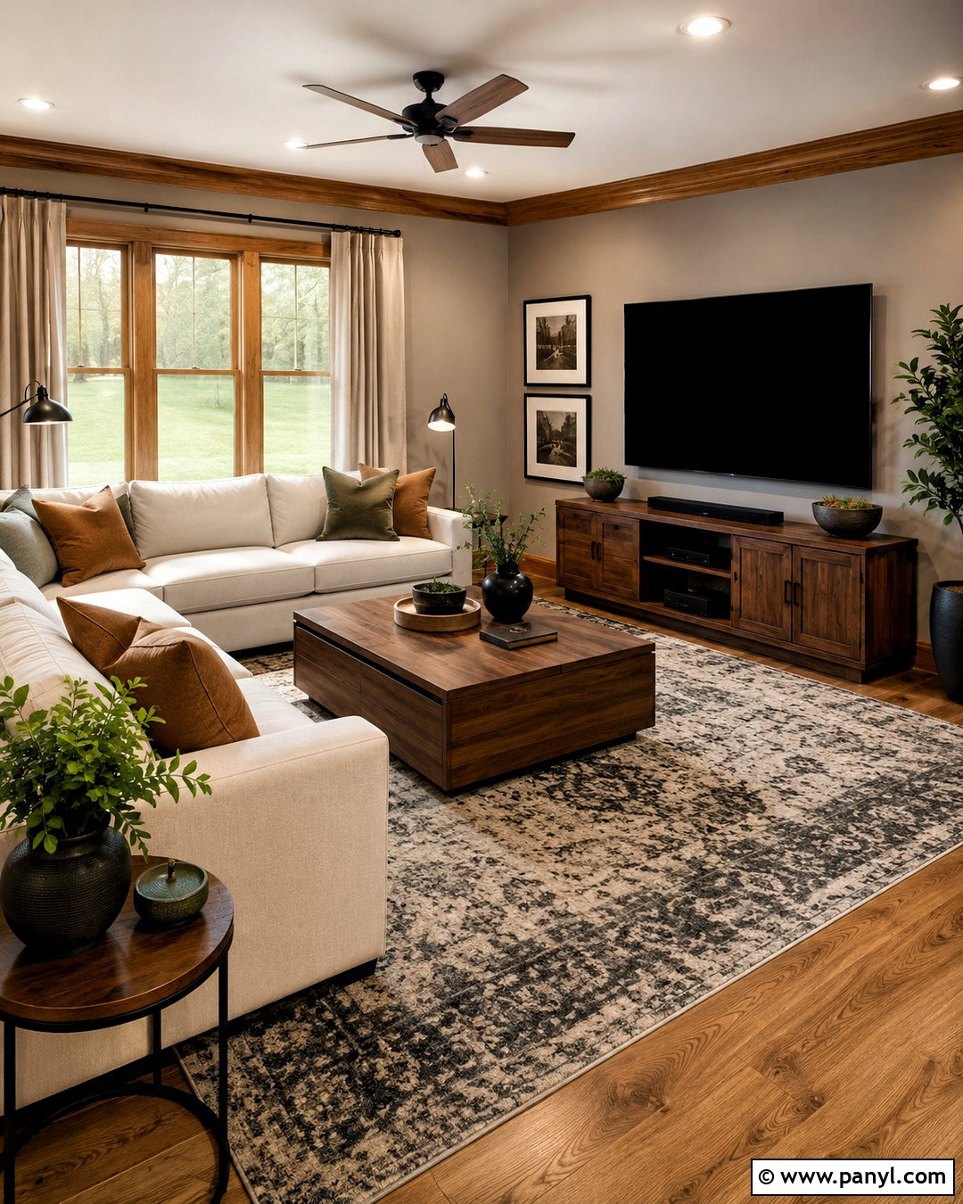 Soft Warm Gray Walls With Oak Trim - 20 Wall Colors For Oak Trim Ideas