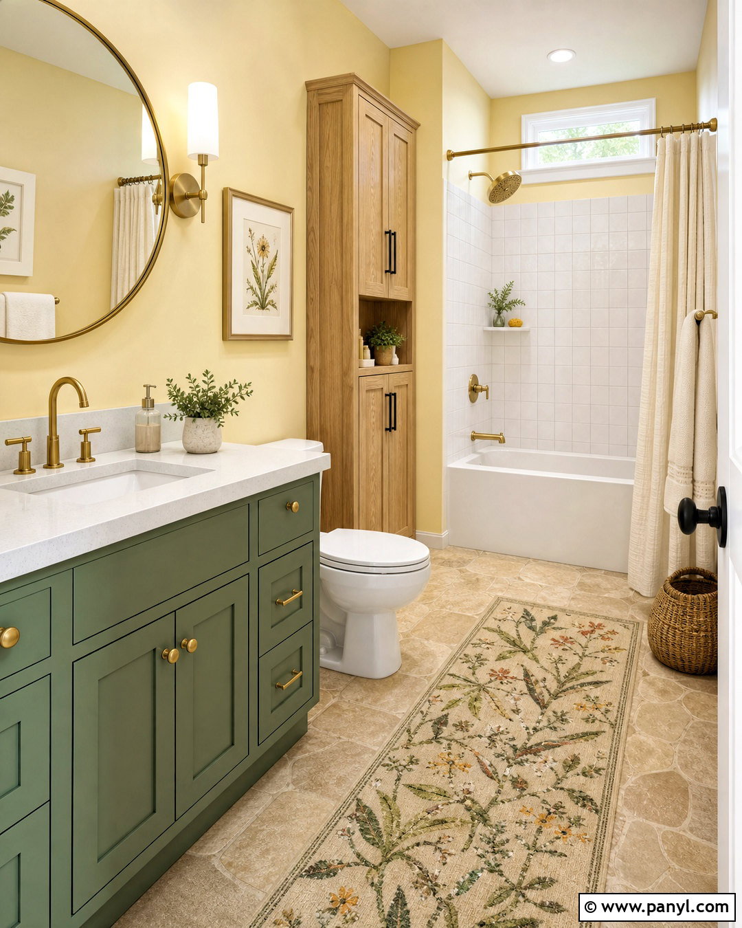 20 Home Decor Inspiration Yellow Walls for Cheerful Rooms