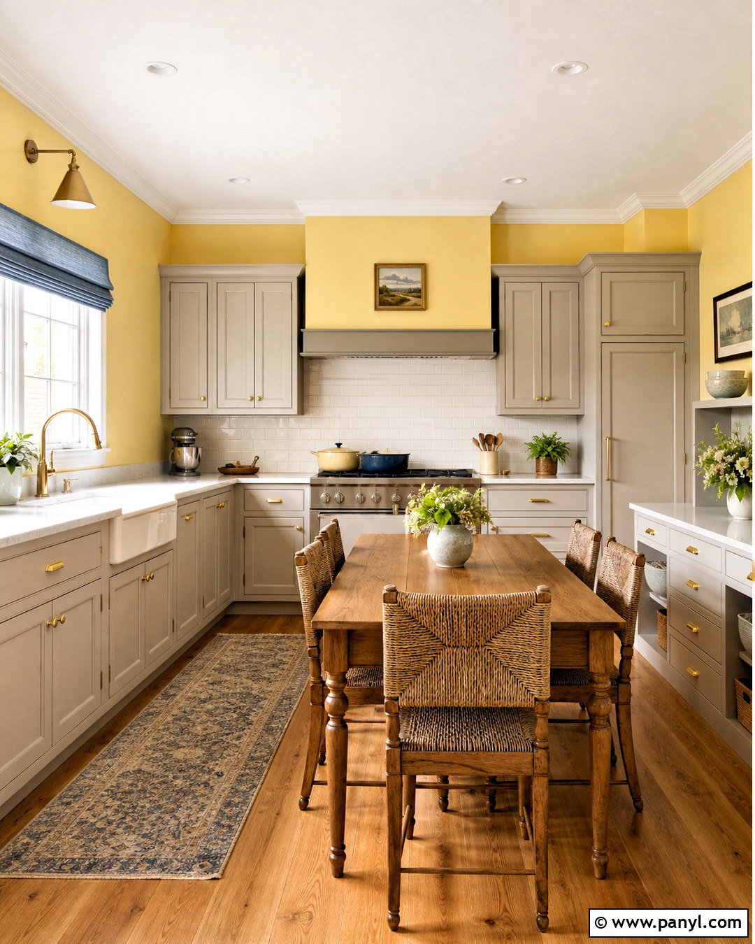Soft Yellow Kitchen Walls - 20 yellow wall painting ideas