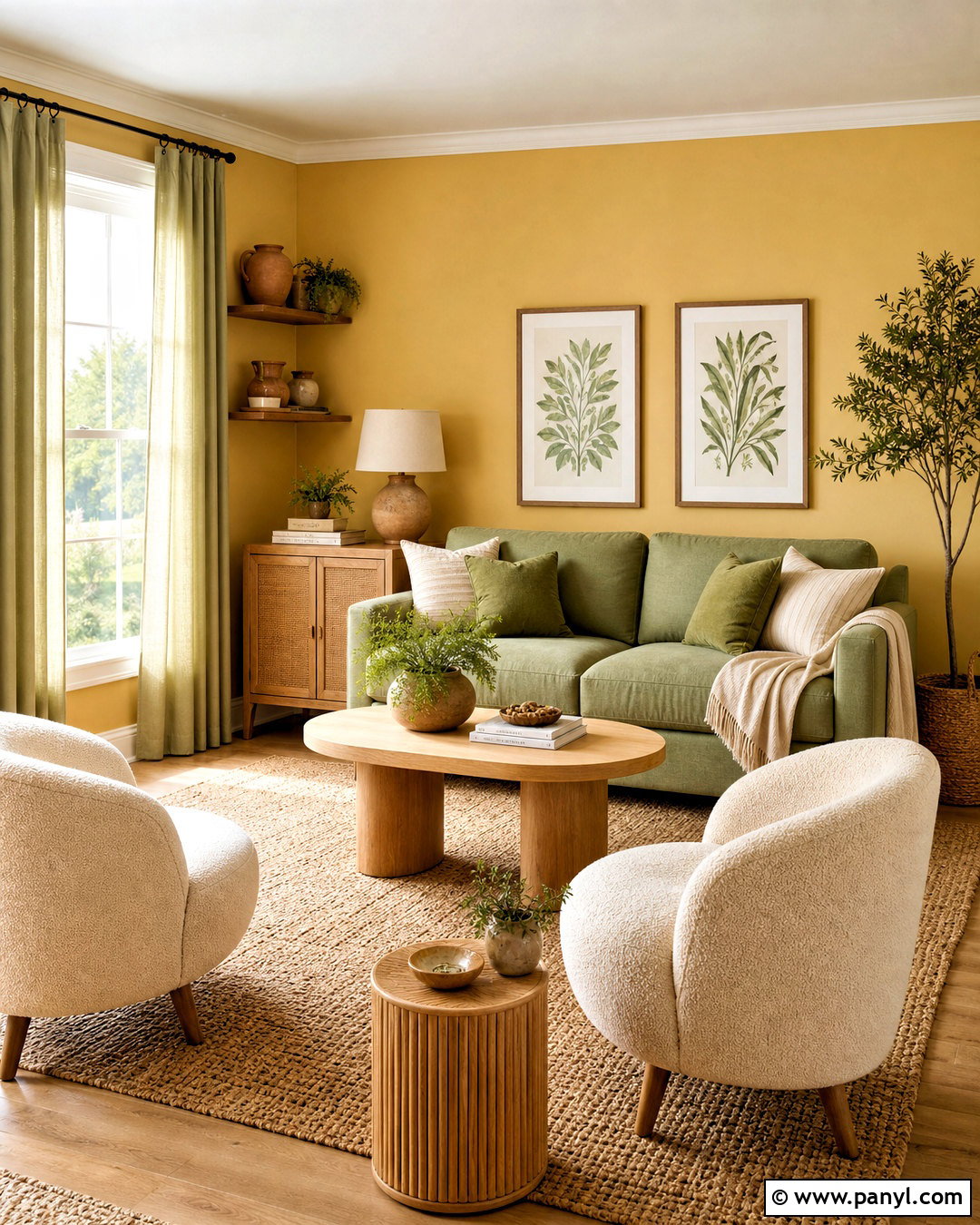 20 Yellow Living Room Walls That Feel Warm, Fresh, and Stylish