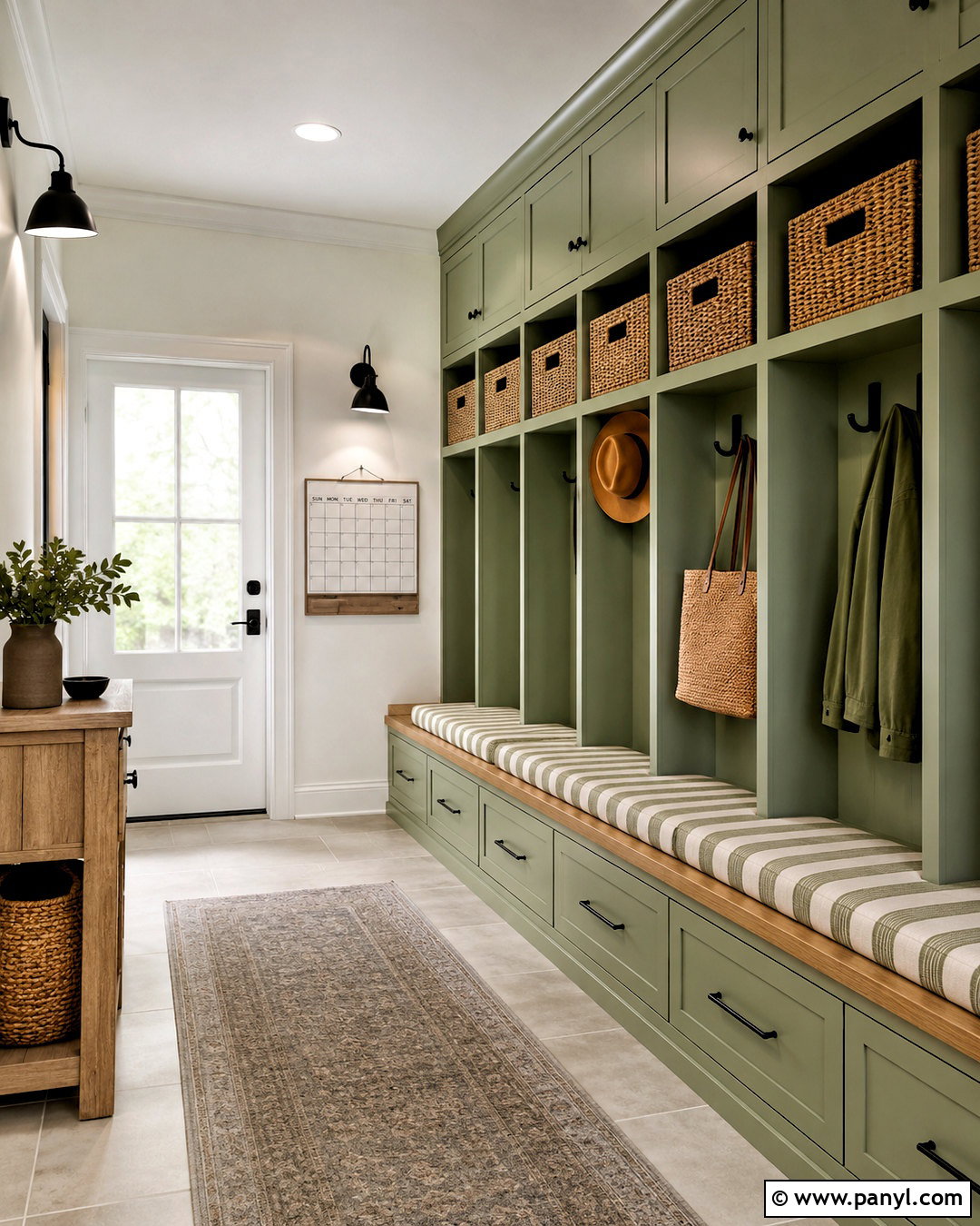 Softened Green Mudroom Lockers - 35 softened green sherwin williams ideas