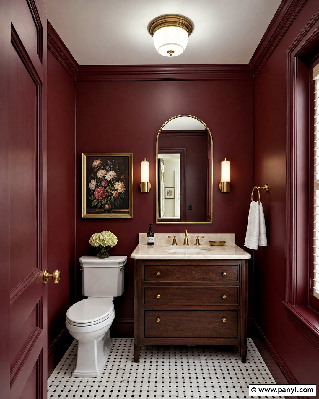 Sommelier Paint - 20 dark red paint colors