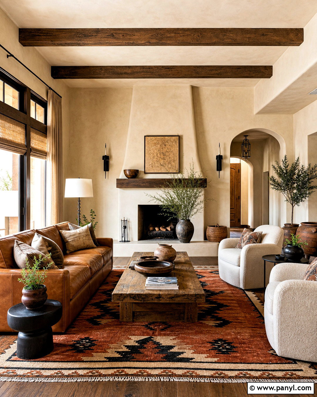 Southwest Knockdown Texture Living Room - 20 knockdown texture walls
