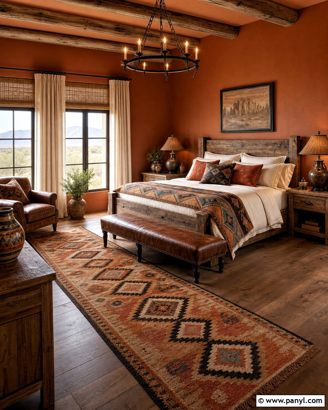Southwestern Burnt Orange Bedroom Walls - 20 burnt orange bedroom walls