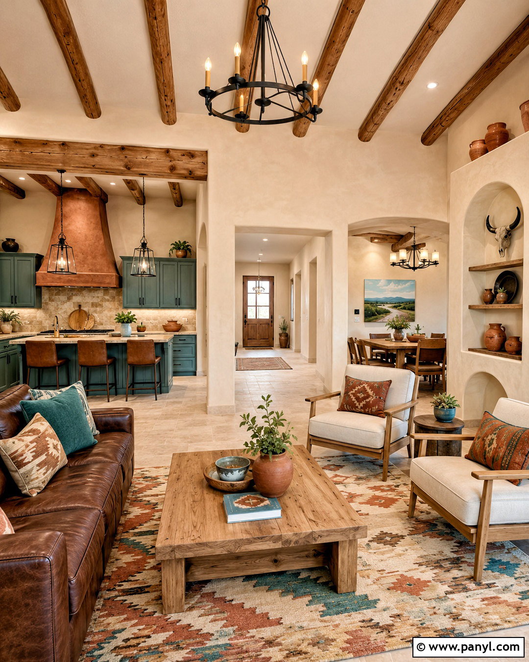 Southwestern Indoor Color Scheme - 20 indoor color schemes house ideas