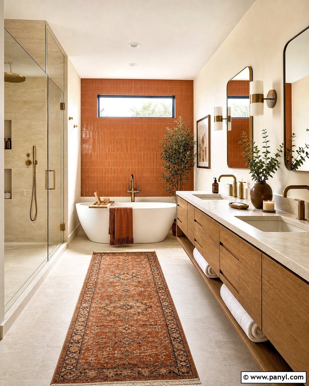 Spa Burnt Orange Bathroom - 20 burnt orange bathroom ideas
