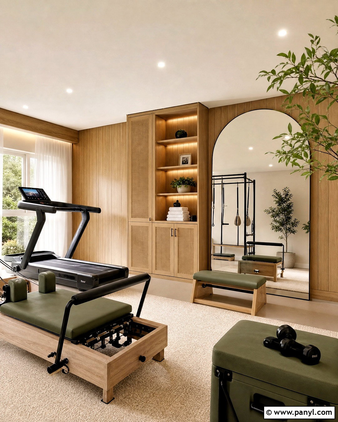 Spa Inspired Home Gym - 20 gym decorating ideas