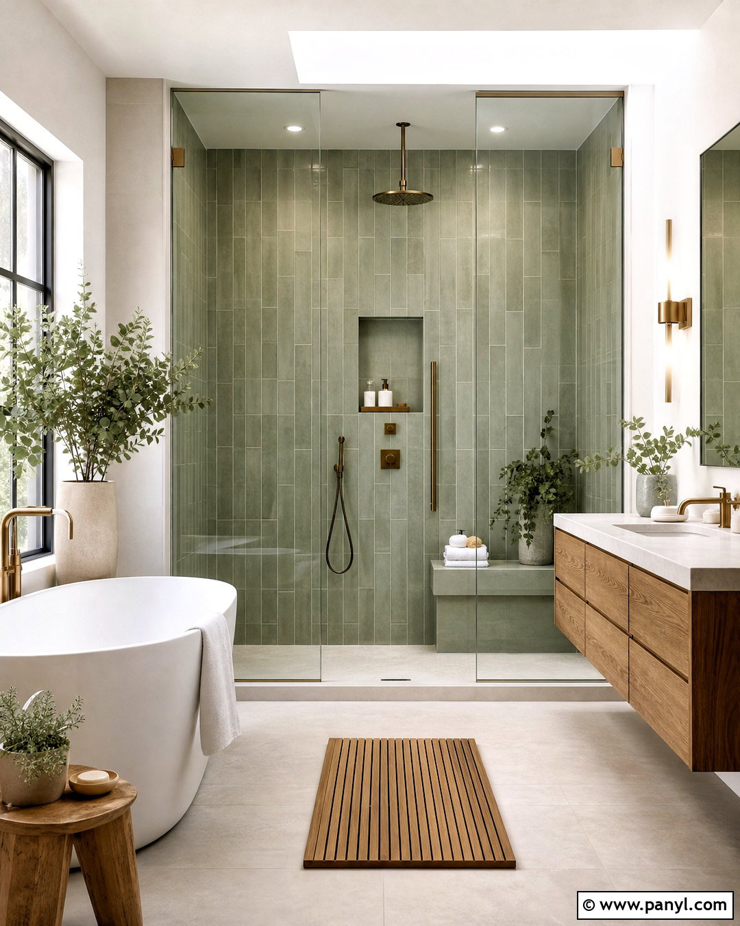 20 Sage Green and White Bathroom Ideas for a Serene Spa Look