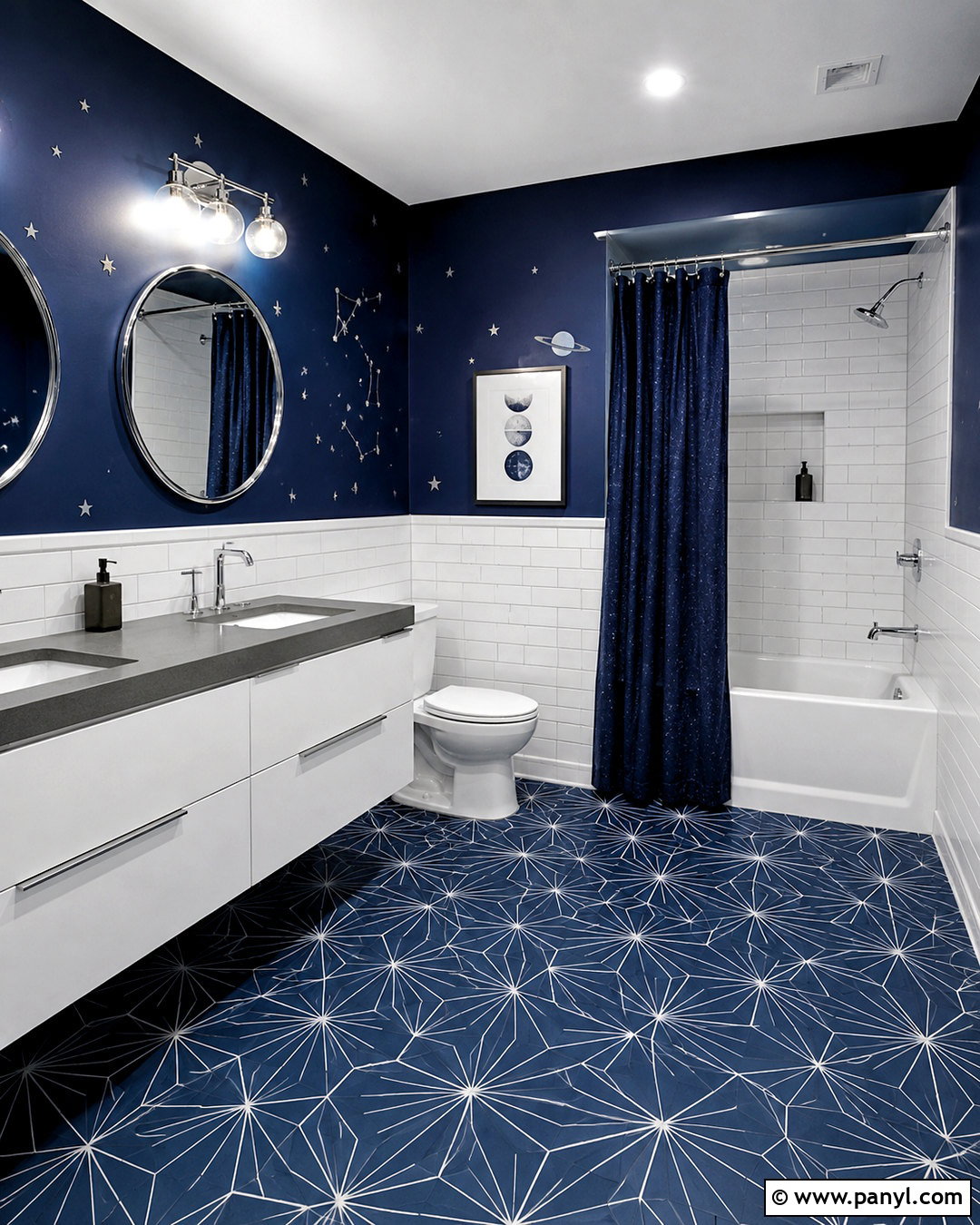 Space Theme Kids Bathroom - 20 kids bathroom ideas