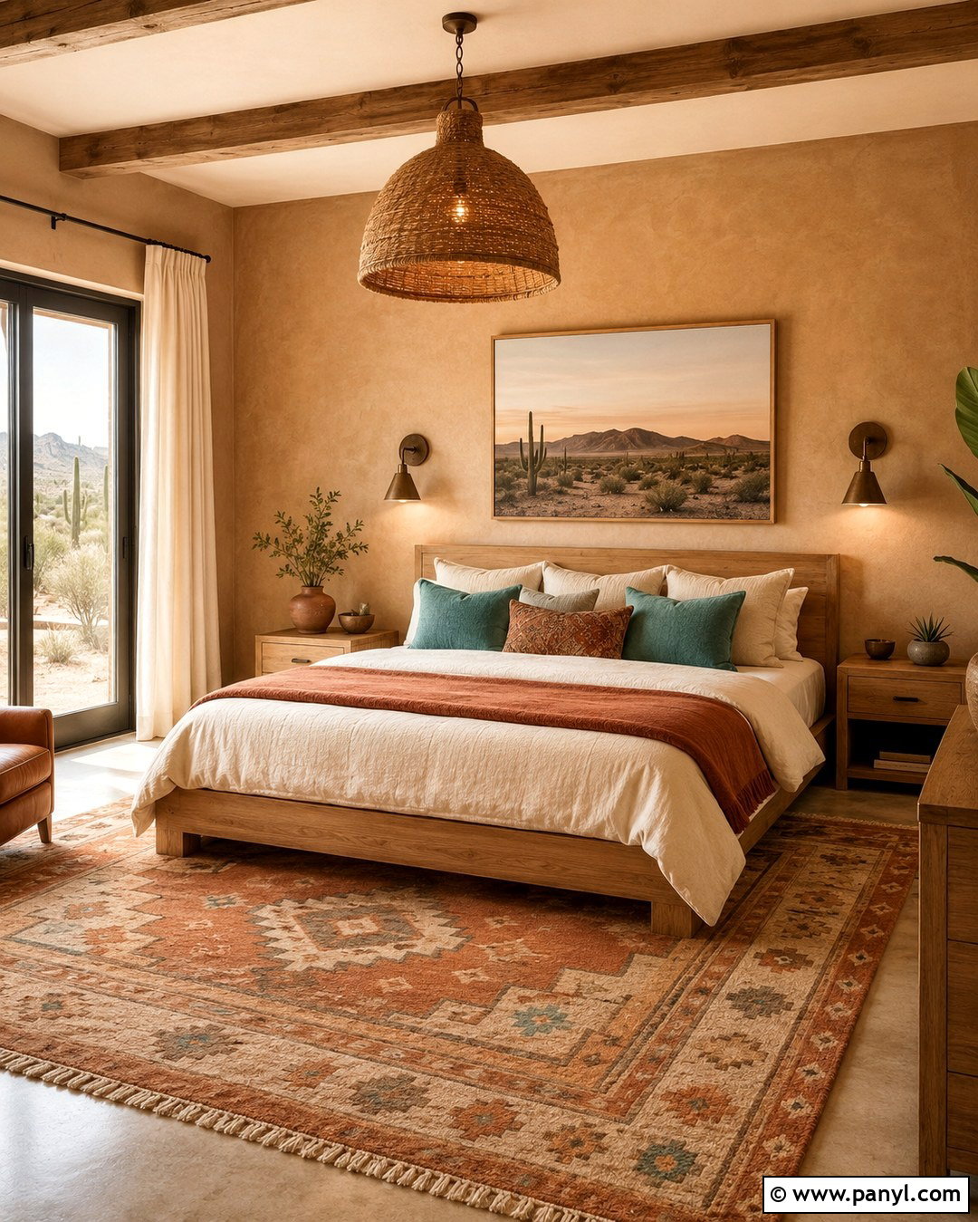 Spanish Sand Tan Bedroom - 20 Tan Wall Paint Colors