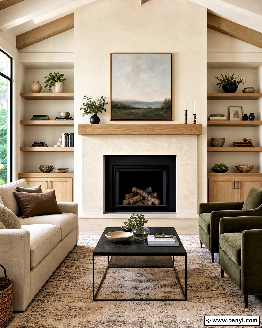 Spare White Fireplace With Stone Accents - 20 spare white sherwin williams ideas