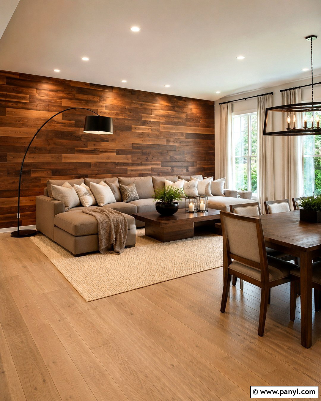 Special Walnut Pallet Wall - 20 Pallet Wall Stain Colors