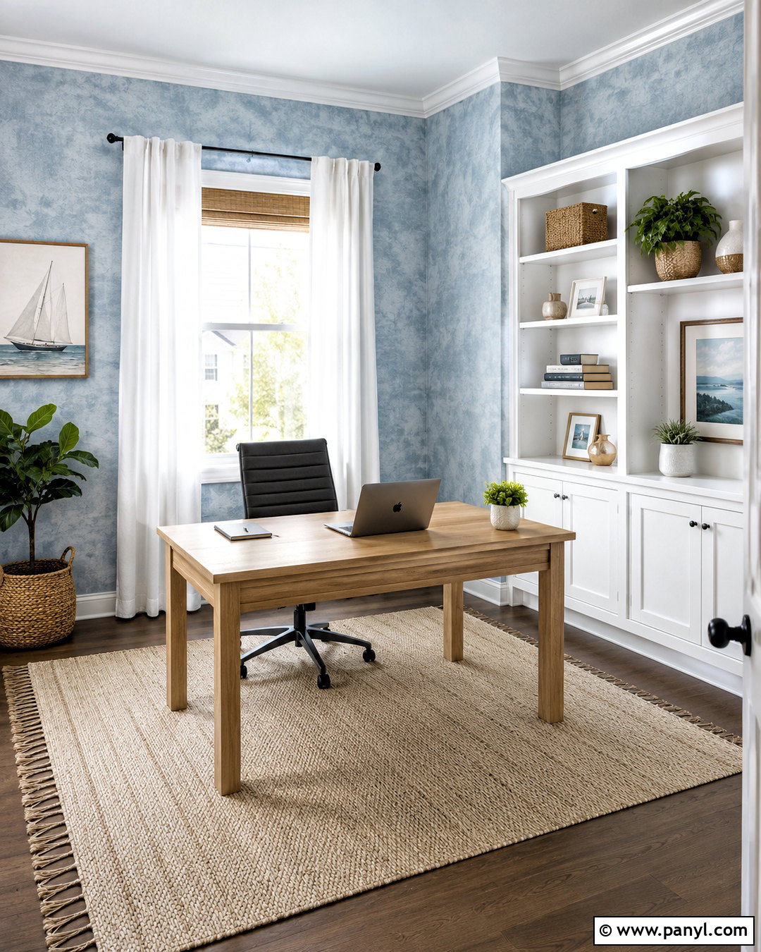 Sponge Painted Wall - 20 paint techniques for walls