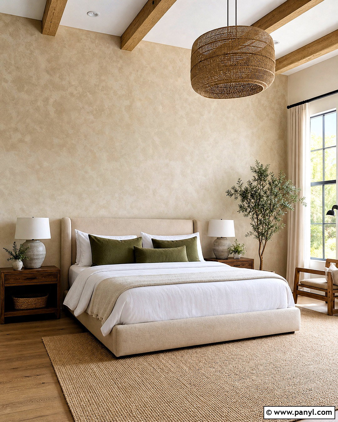 Sponge Texture Accent Wall - 20 diy accent wall paint ideas