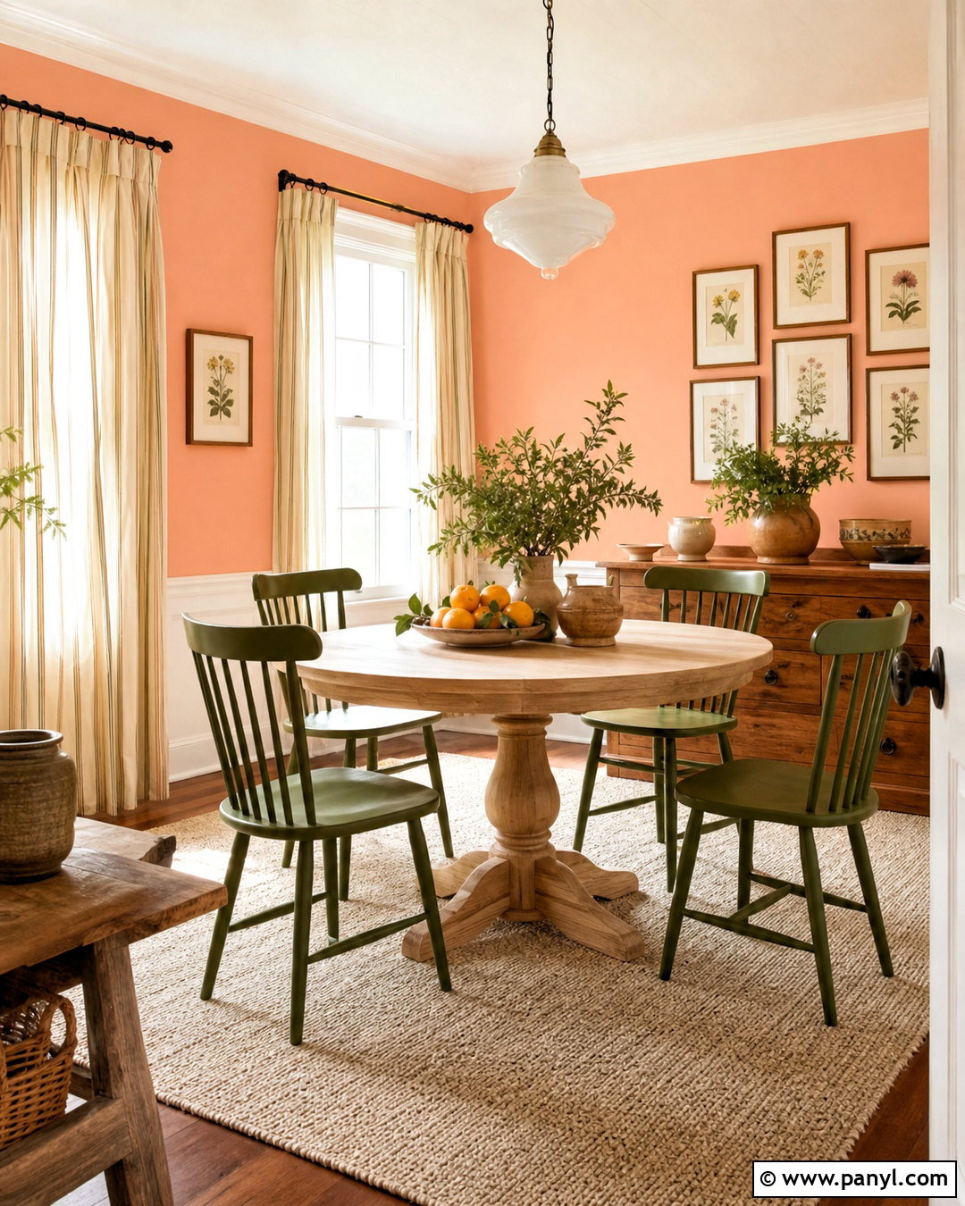 Springy Peach 2011-60 Paint Color - 20 peach paint colors