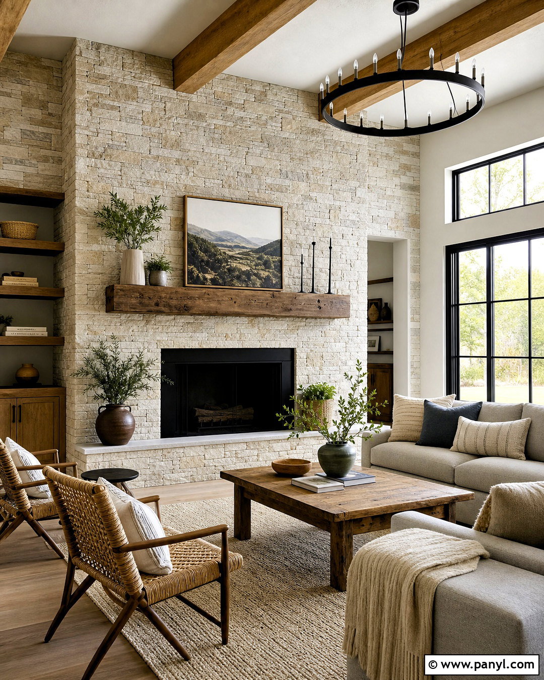 Stacked Stone 3D Wall Texture - 20 3d wall texture ideas