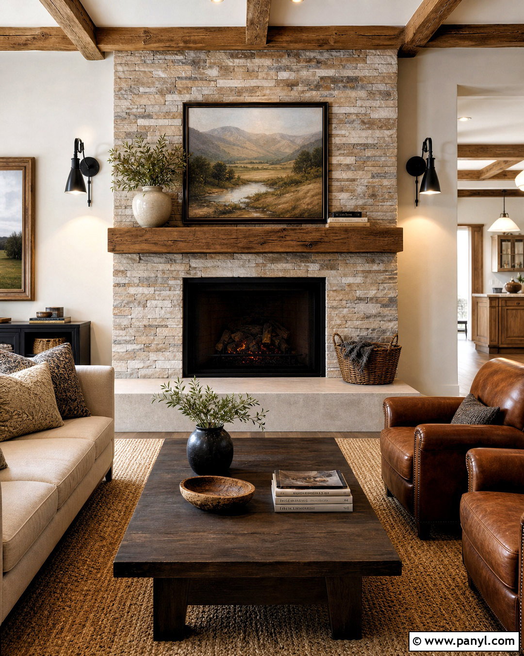 20 Flat Fireplace Wall Ideas for Sleek, Cozy Living Rooms