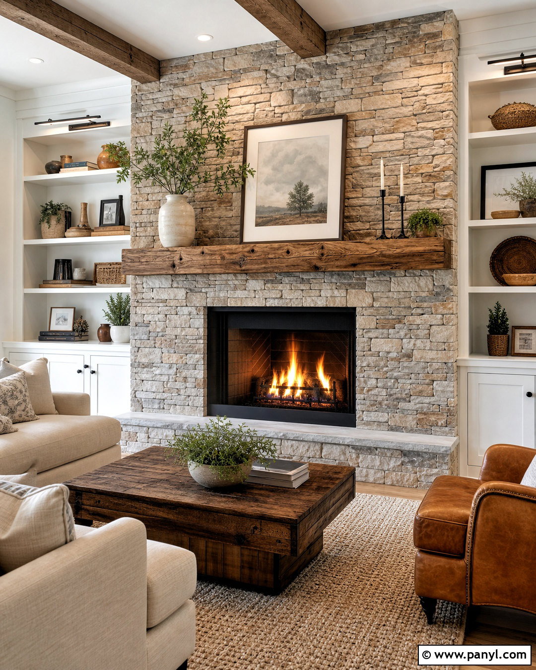 Stacked Stone Wall Texture - 20 interior wall texture pattern ideas