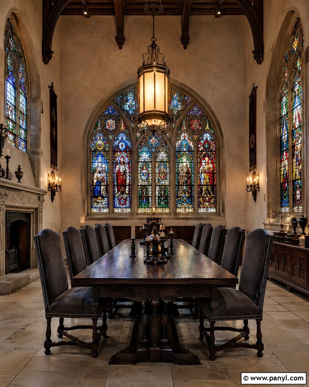 Stained Glass Hogwarts Dining Hall Wallpaper - 20 Hogwarts Dining Hall Wallpaper Ideas