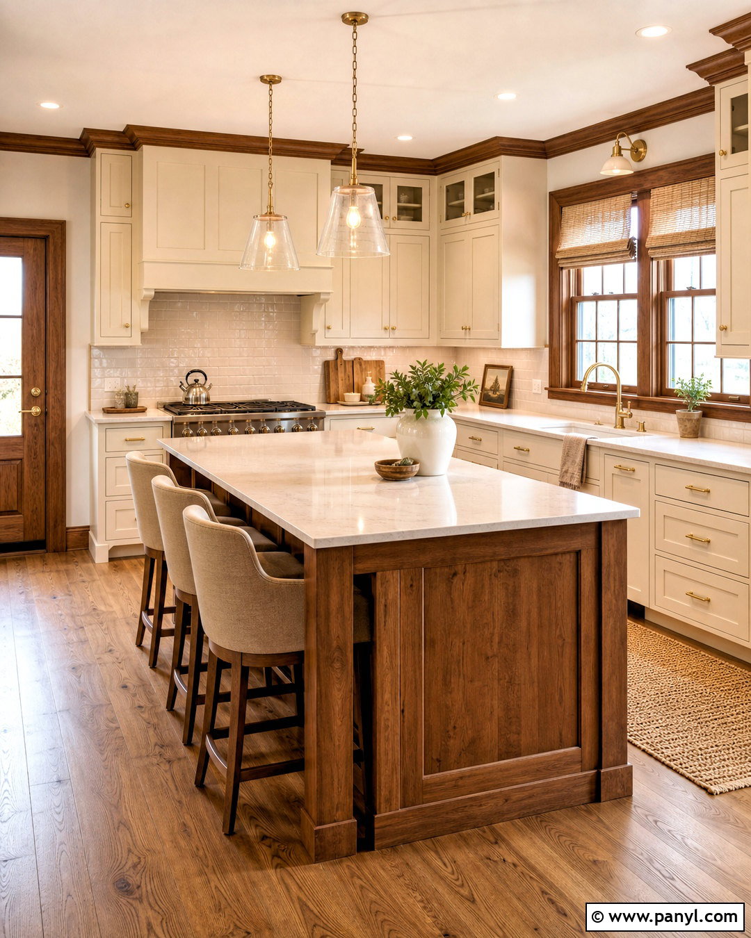 20 Stained Trim Interior Ideas for Warm, Characterful Rooms